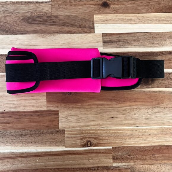 E Tronic Adjustable Running Belt Pink Black Hiking Running Cell Phone Money Key - Picture 4 of 4